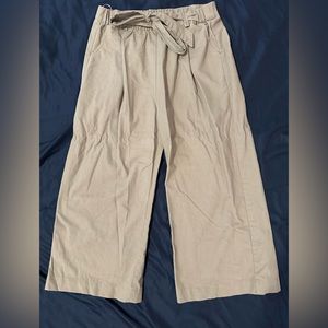 P.Cill Tan Pants with Belt